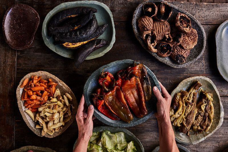 Image may contain Cooking Pot Cookware Food Pot Food Presentation Animal Invertebrate Lobster Sea Life and Seafood